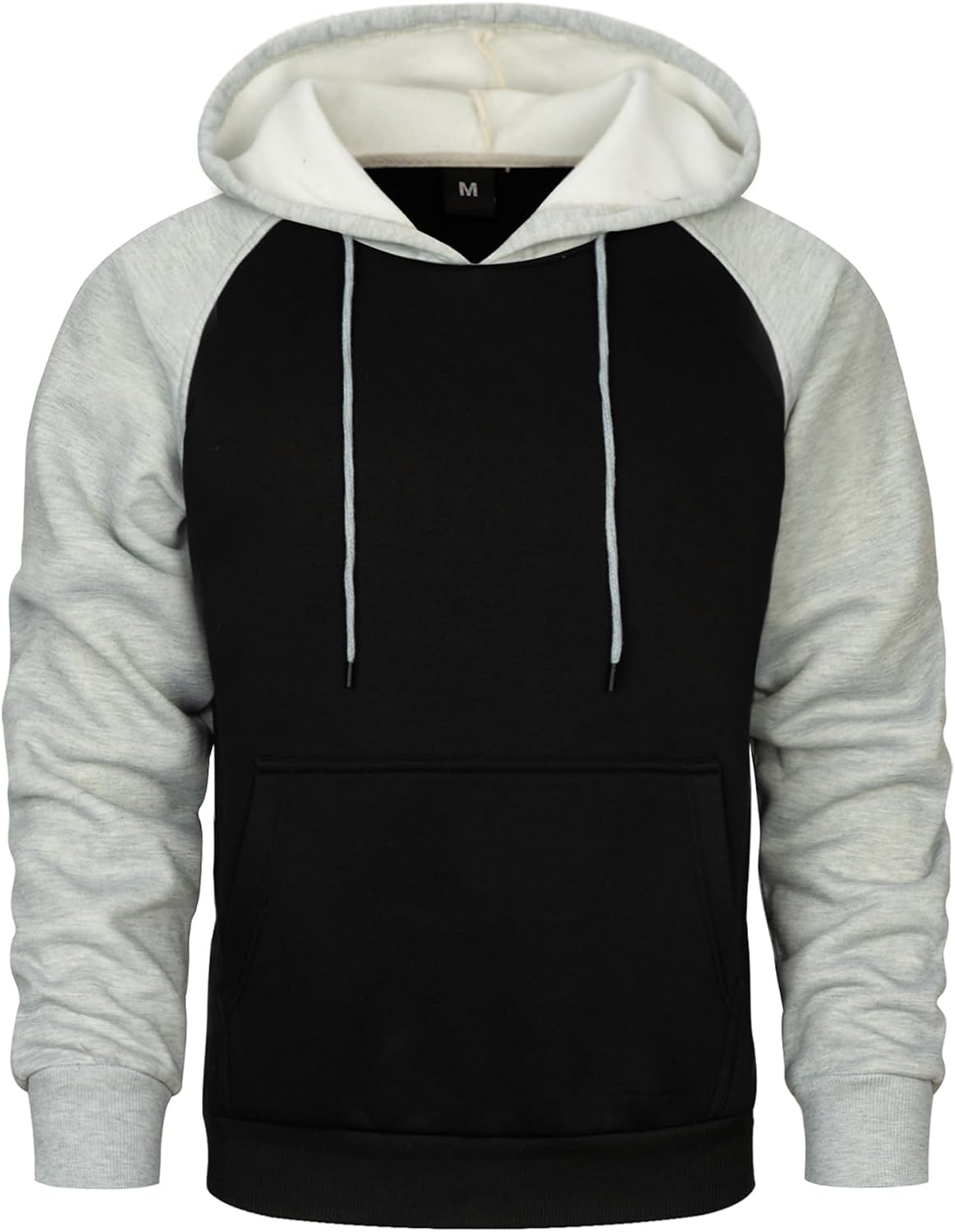 Men's Pullover Hooded Sweatshirt - Classic Long Sleeve Hoodie with Kangaroo Pocket for Everyday Casual Wear - Small