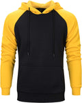Men's Pullover Hooded Sweatshirt - Classic Long Sleeve Hoodie with Kangaroo Pocket for Everyday Casual Wear - Medium
